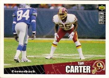 Tom Carter Washington Redskins 1996 Upper Deck Collector's Choice NFL #137